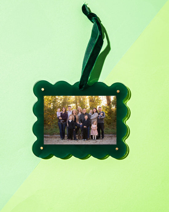 Pine Green Mini Frame Ornament