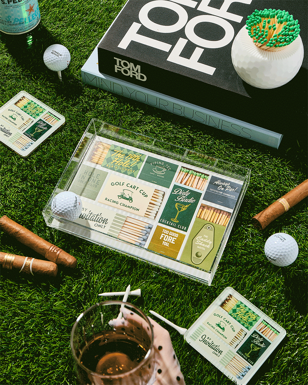 Golf Matchbook Small Tray - Thumbnail 4