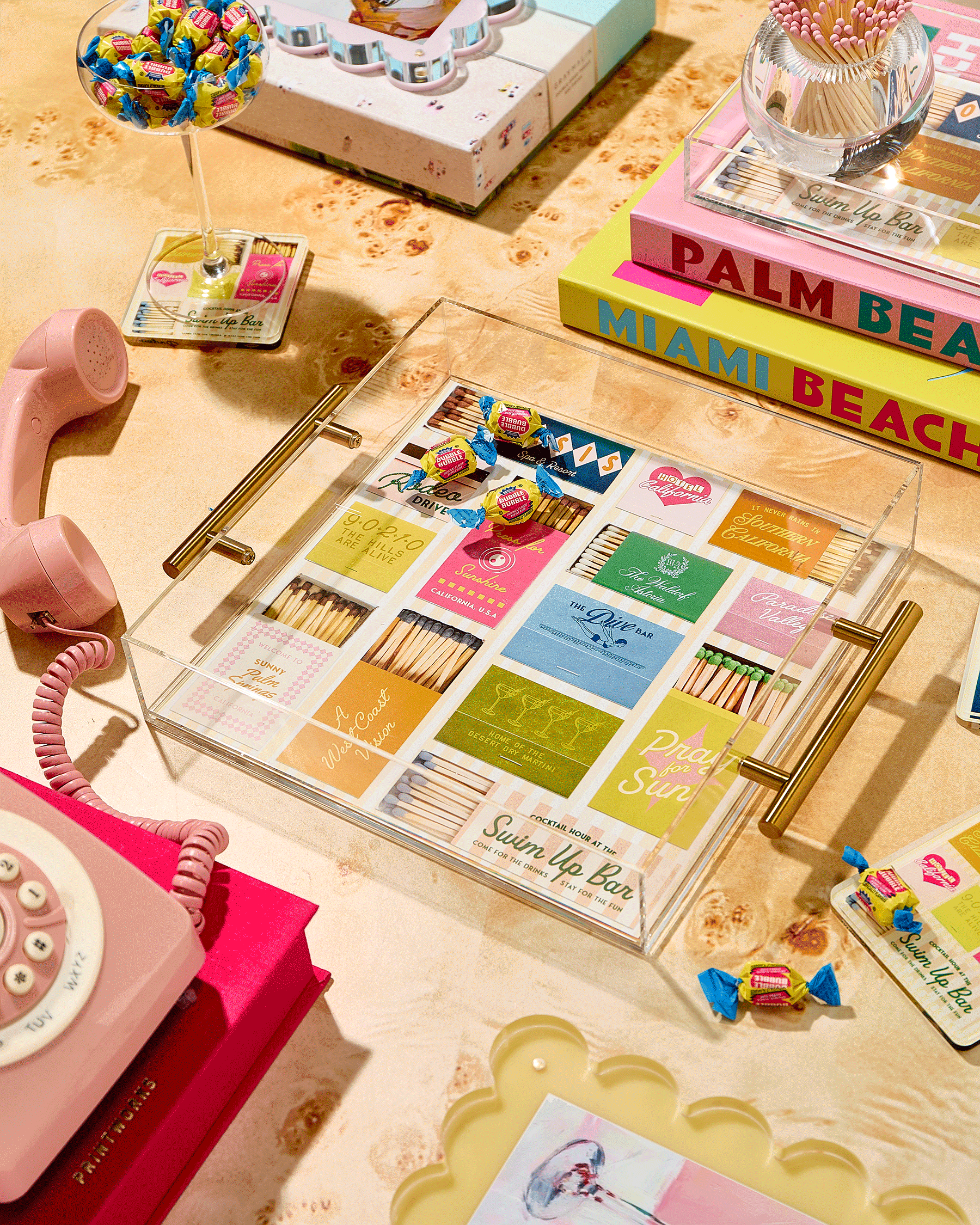 California Matchbook Large Tray