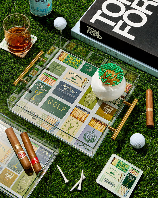 Golf Matchbook Large Tray