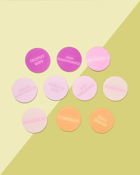 Personality Coasters | Set of 10