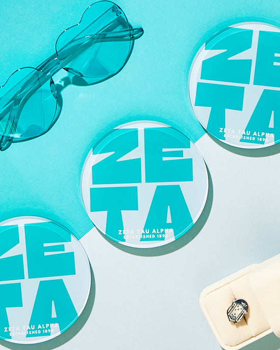 Load image into Gallery viewer, Zeta Tau Alpha Coasters
