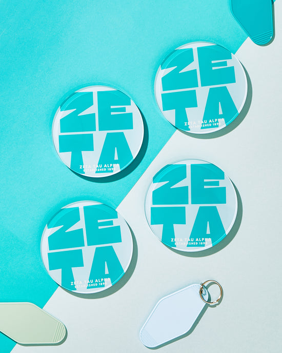 Load image into Gallery viewer, Zeta Tau Alpha Coasters
