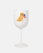 All American Pup Wine Glass (Set of 2) - Tart By Taylor
