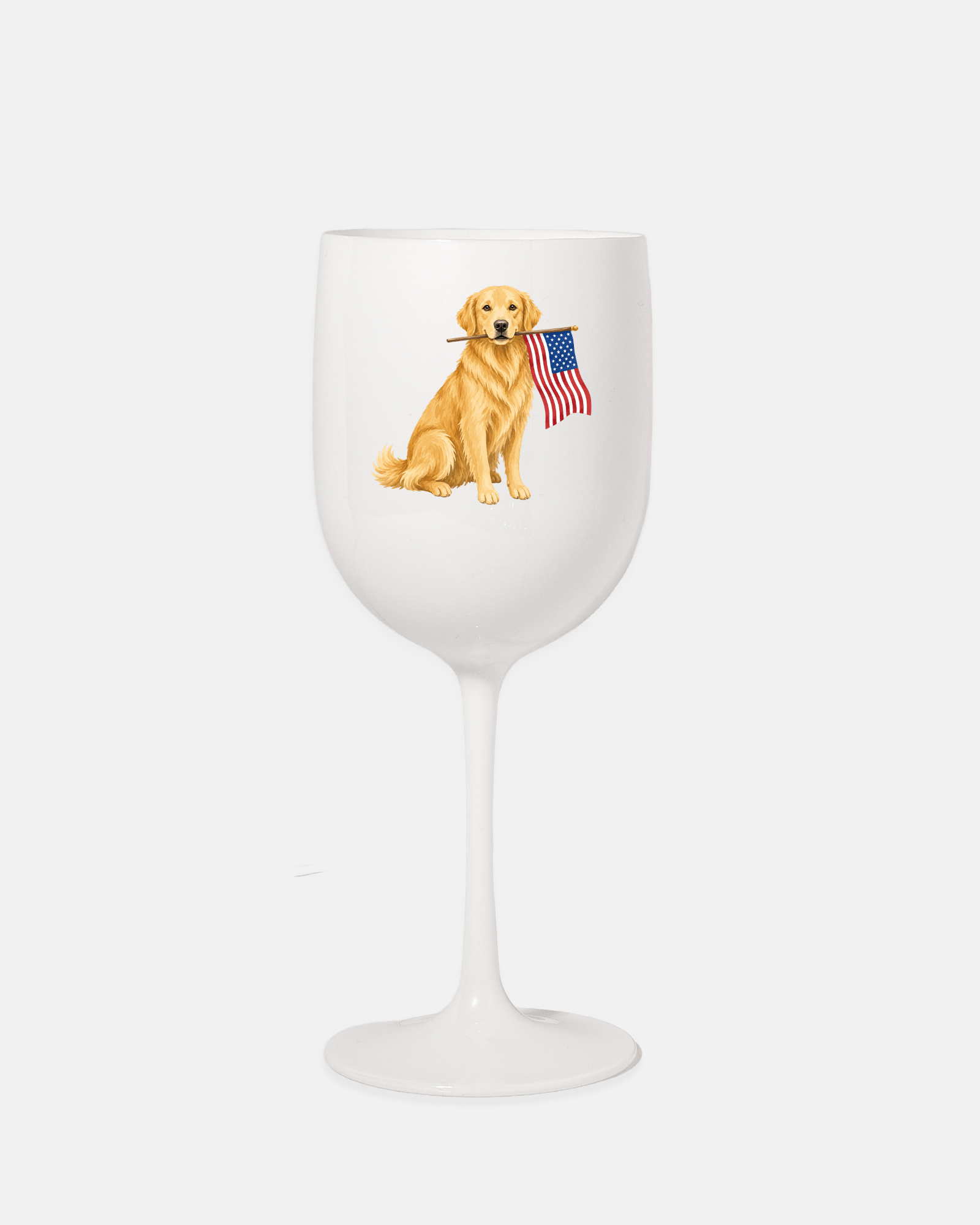 All American Pup Wine Glass (Set of 2) - Tart By Taylor