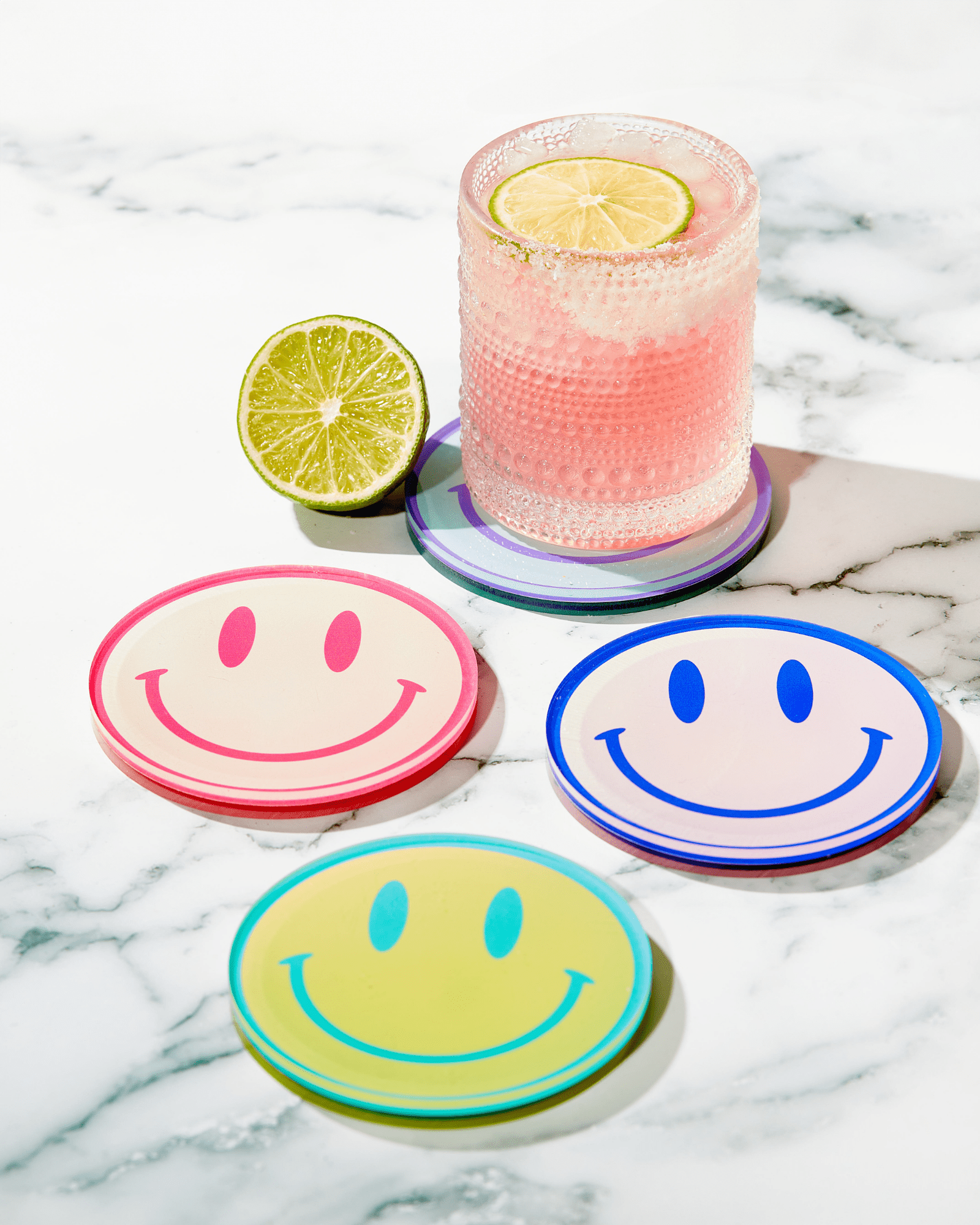 All Smiles Set of 4 Coasters - Thumbnail 3