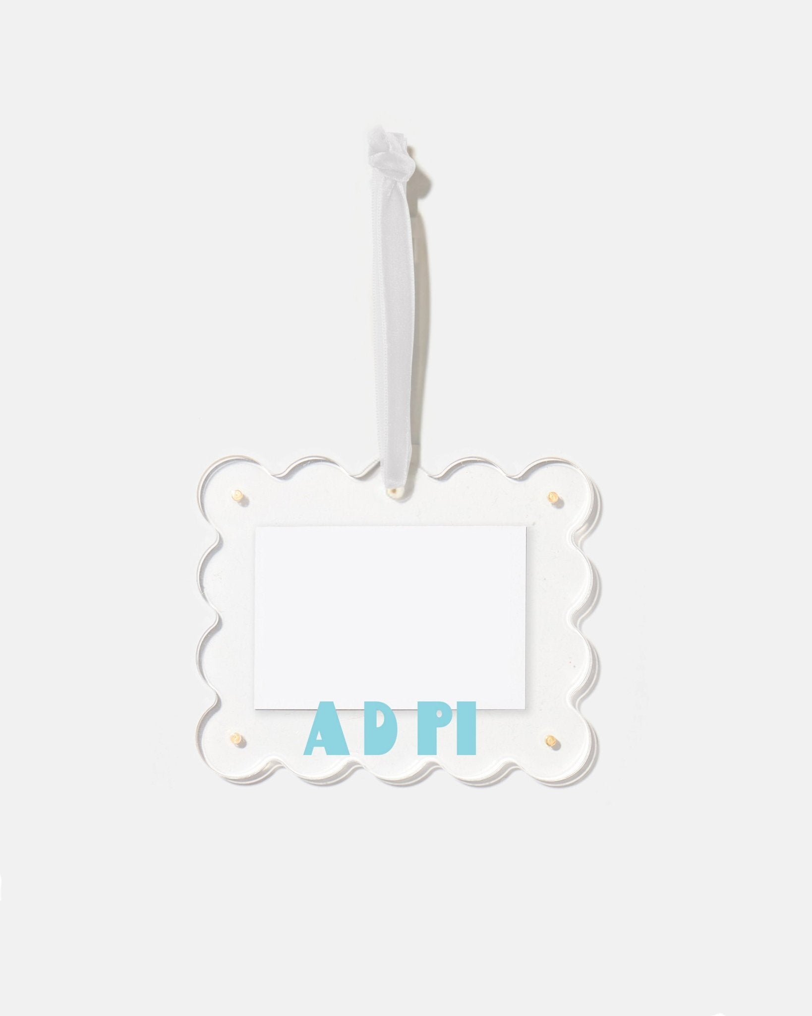 Alpha Delta Pi Frame Ornament - Tart By Taylor