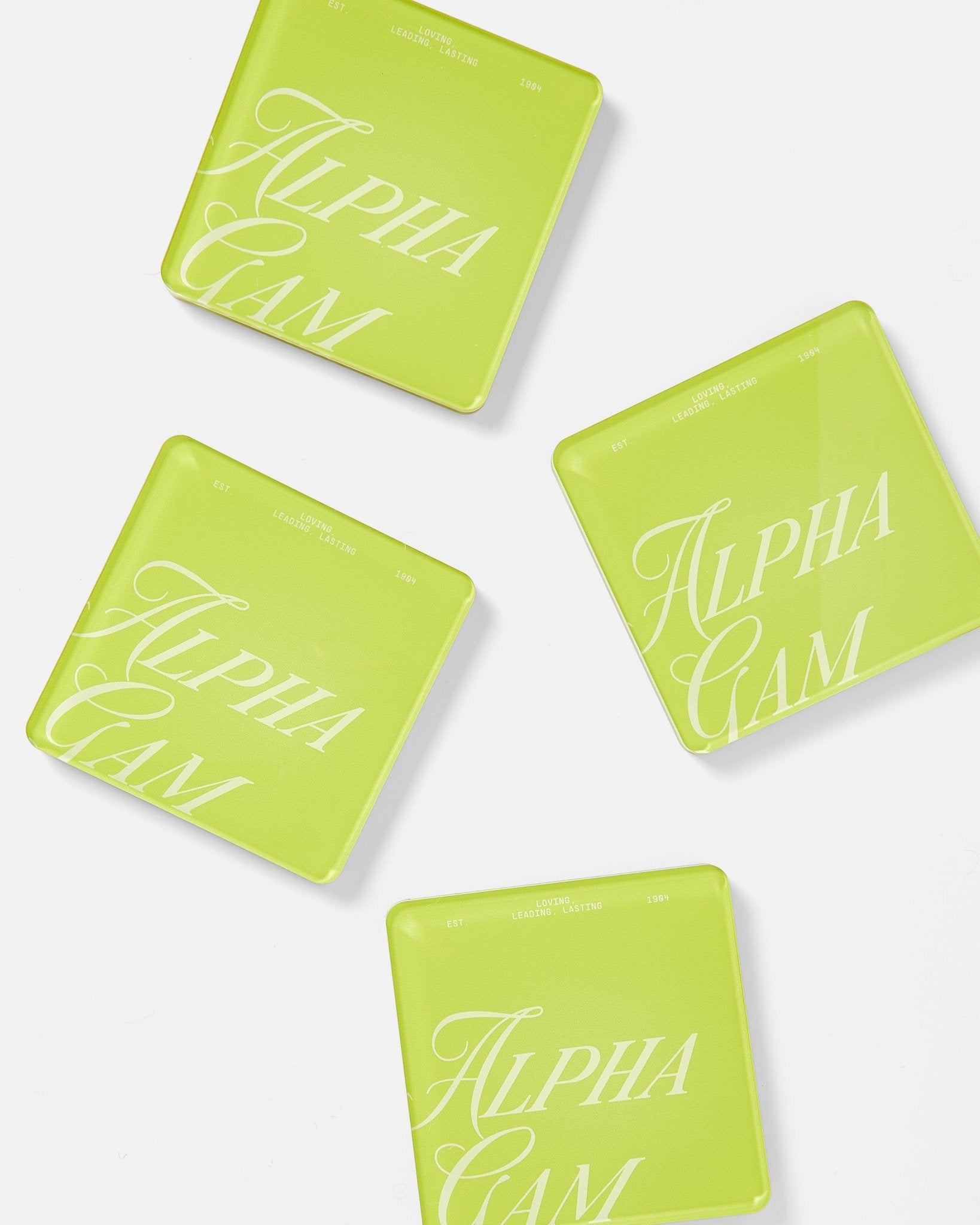 Alpha Gamma Delta Coasters - Tart By Taylor