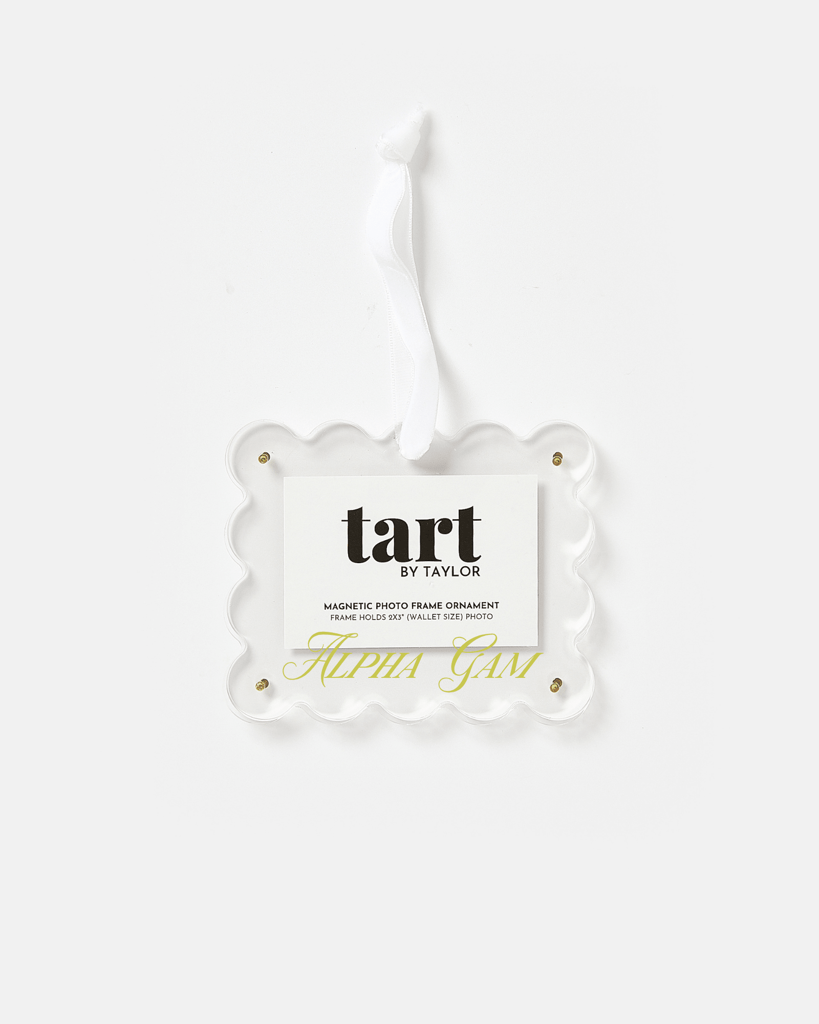 Alpha Gamma Delta Ornament Frame - Tart By Taylor