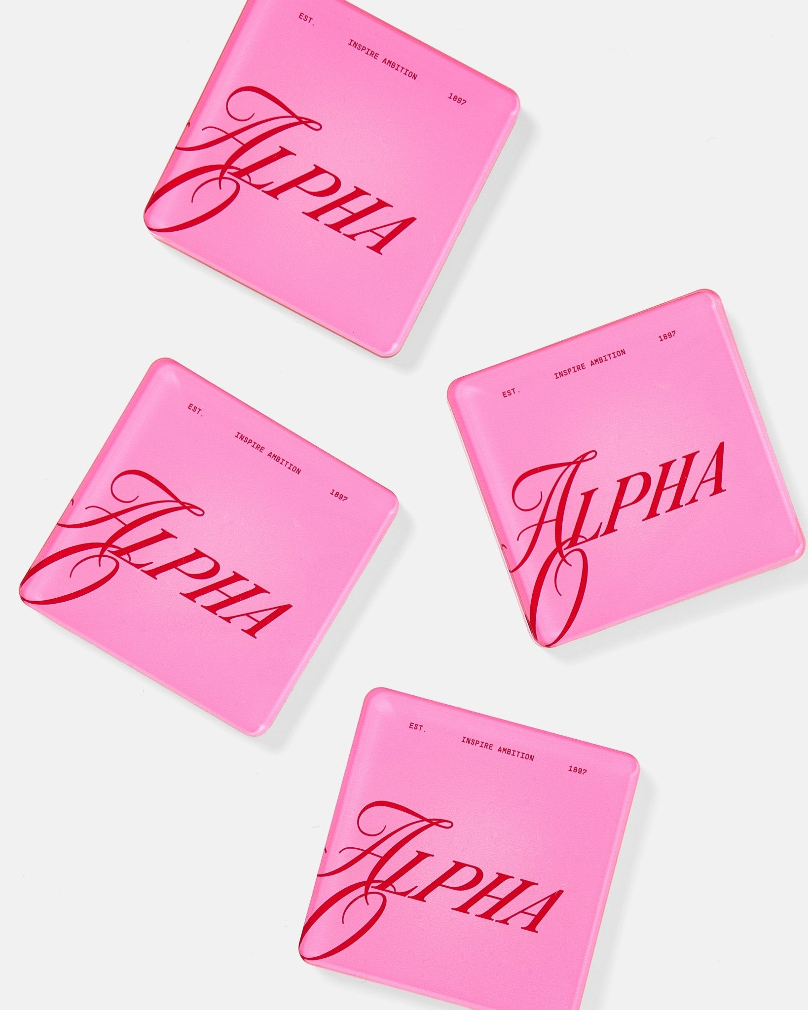 Alpha Omicron Pi Coasters - Tart By Taylor