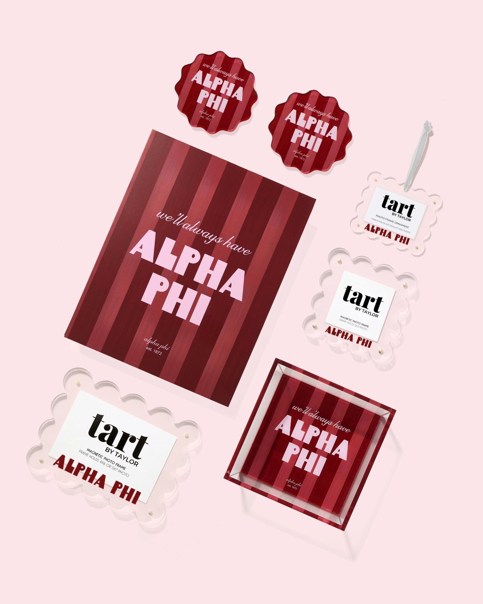Alpha Phi Acrylic Picture Frame - Tart By Taylor