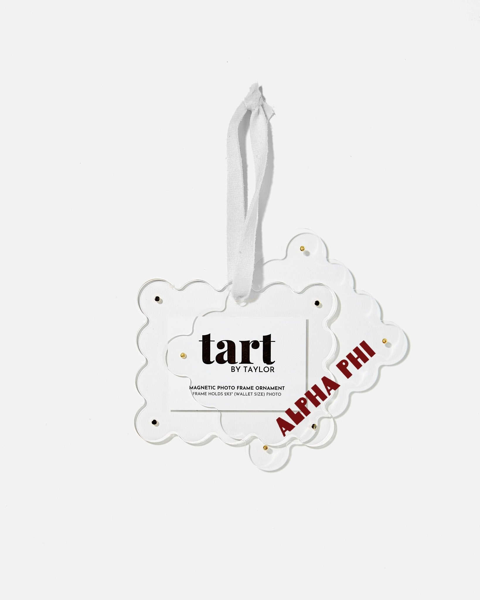 Alpha Phi Frame Ornament - Tart By Taylor