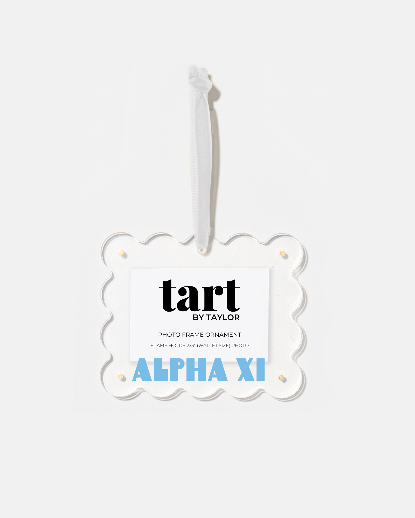 Alpha Xi Delta Frame Ornament - Tart By Taylor