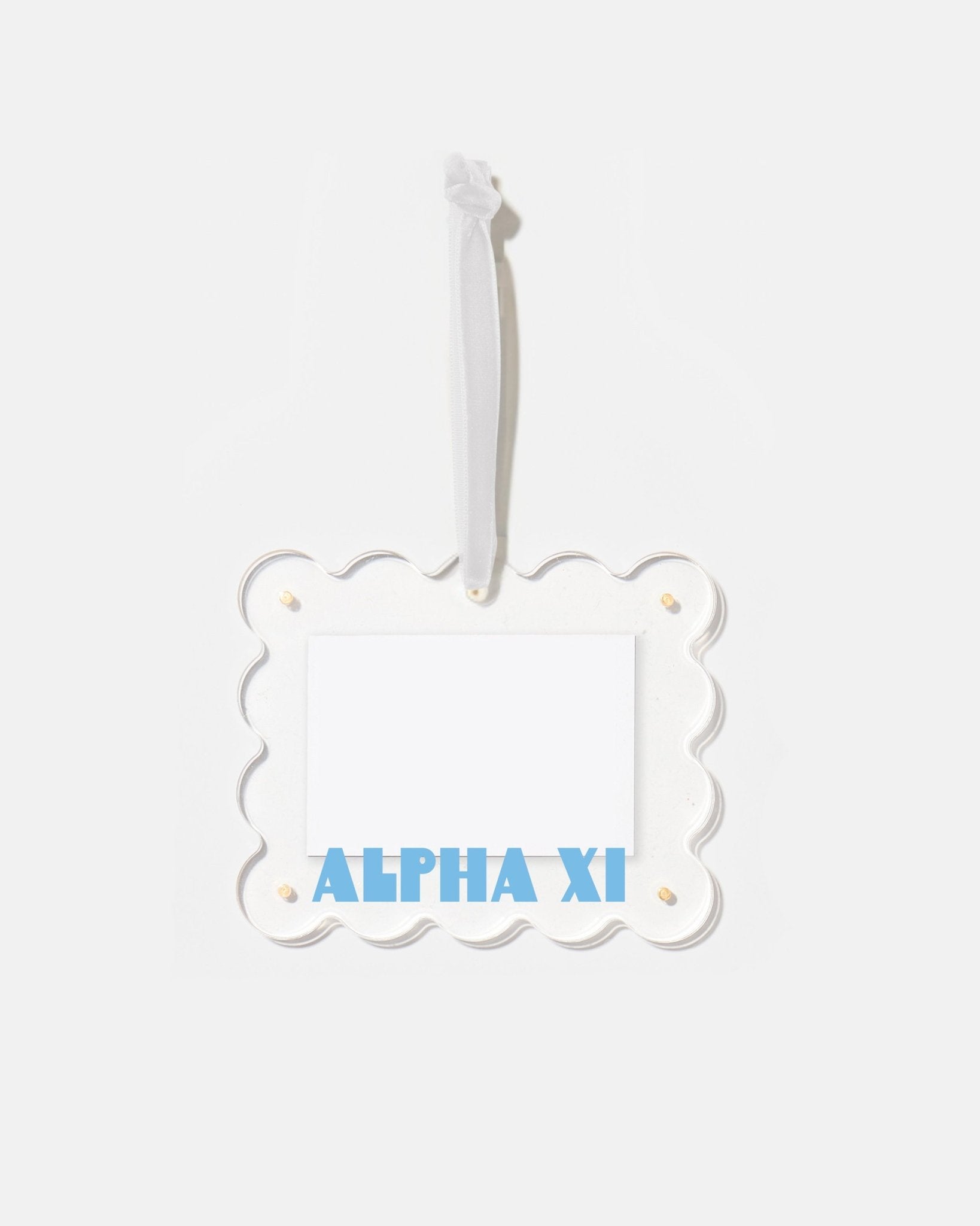Alpha Xi Delta Frame Ornament - Tart By Taylor