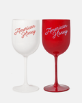 American Honey Wine Glass (Set of 2)