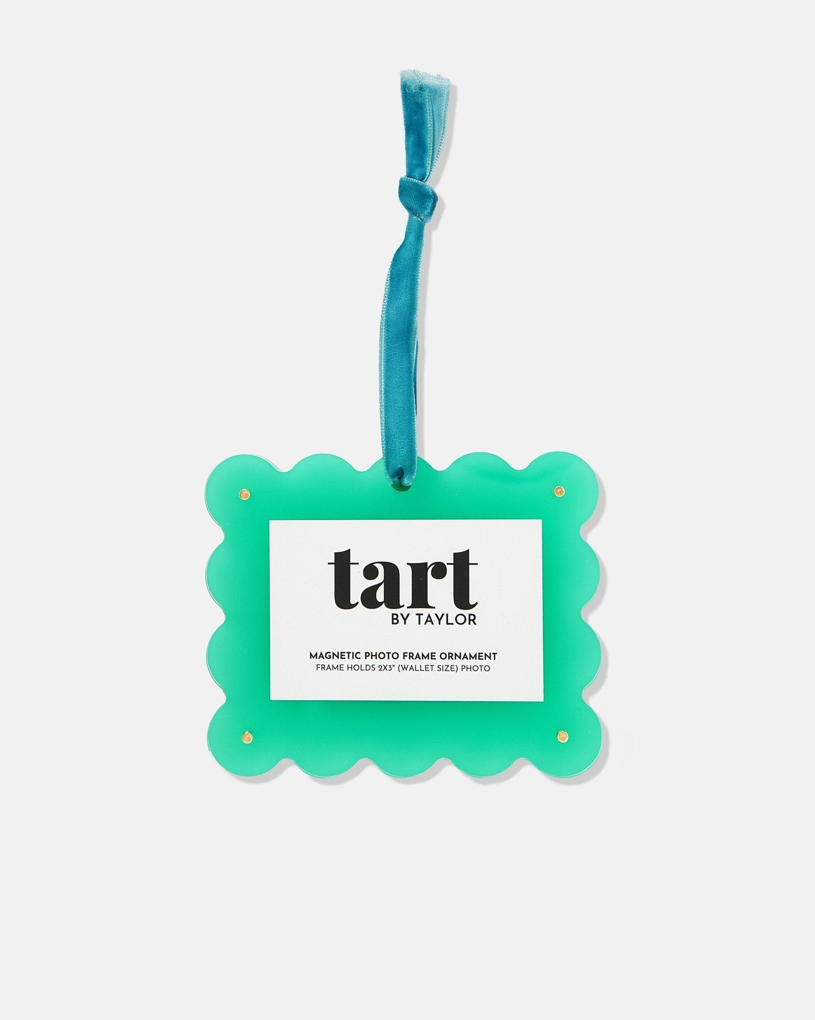 Aqua Green Frame Ornament - Tart By Taylor Wholesale - ORN-AQUAGREEN