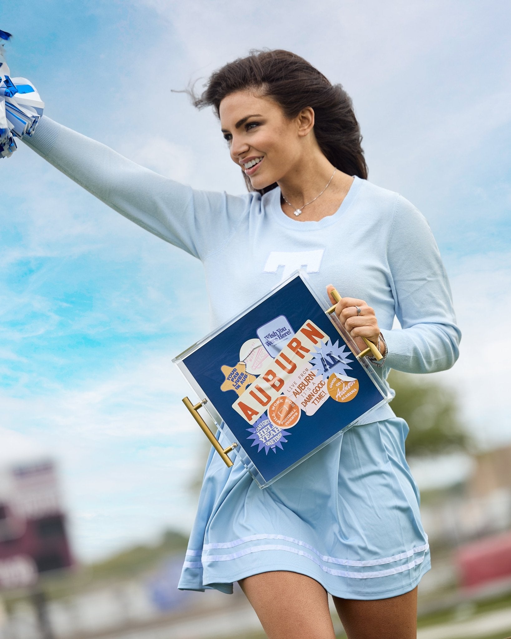 Auburn Large Tray | Tailgate Collection - Tart By Taylor