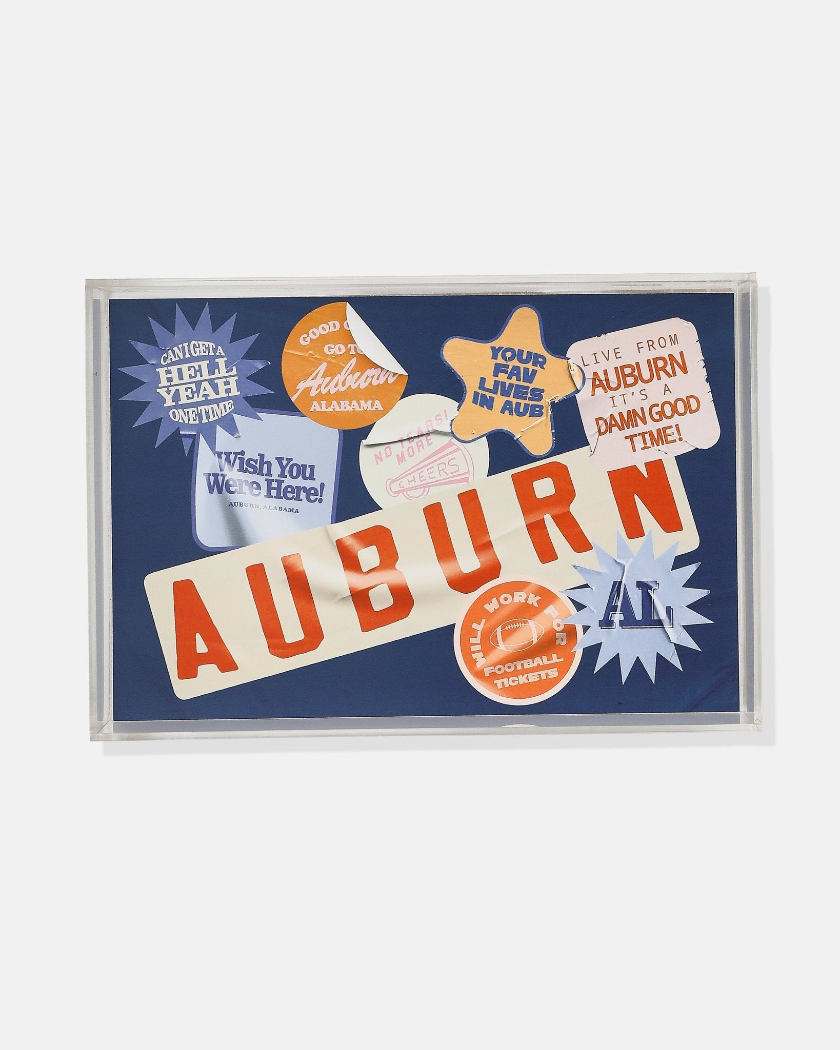 Auburn Small Tray | Tailgate Collection - Tart By Taylor