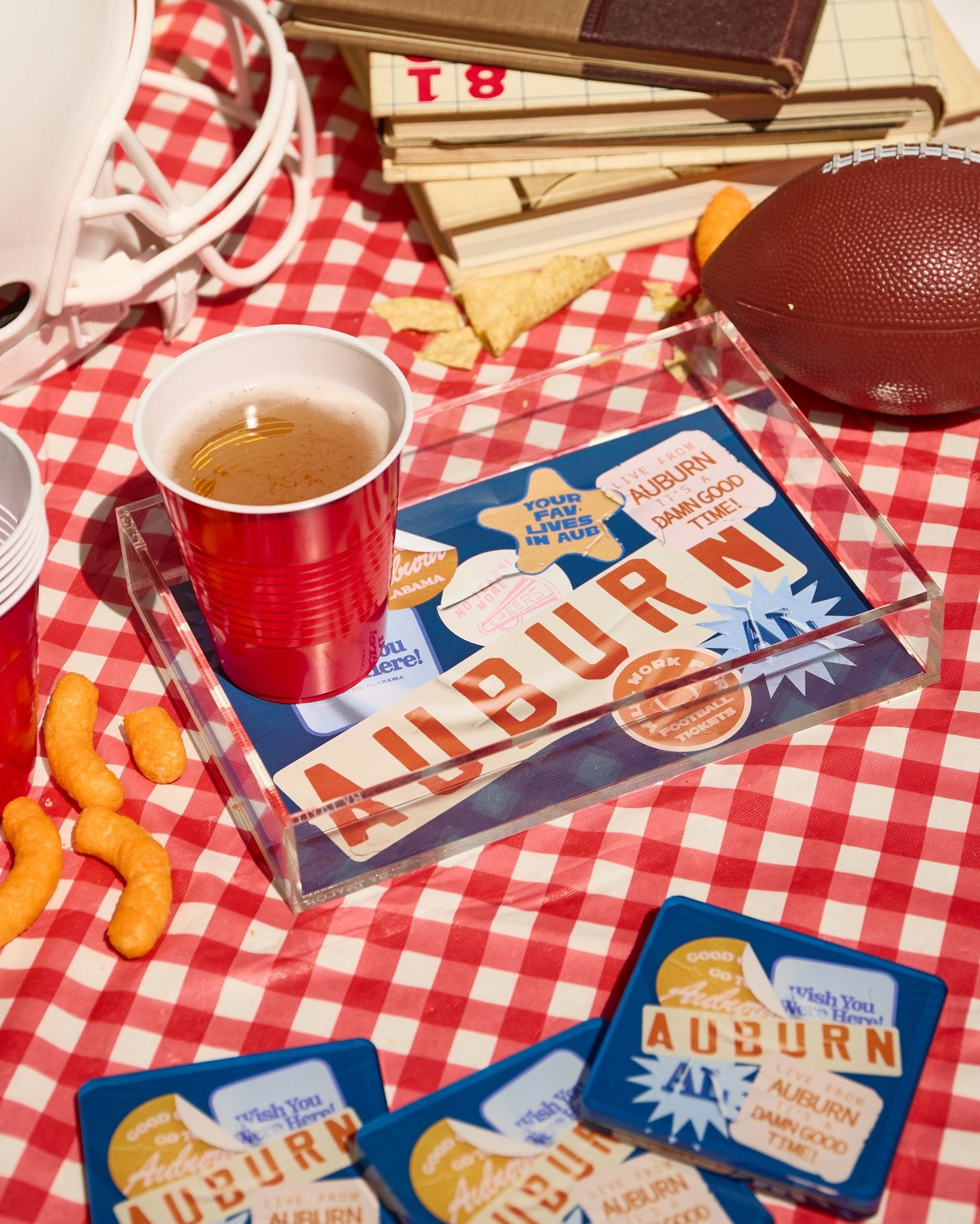 Auburn Small Tray | Tailgate Collection - Tart By Taylor