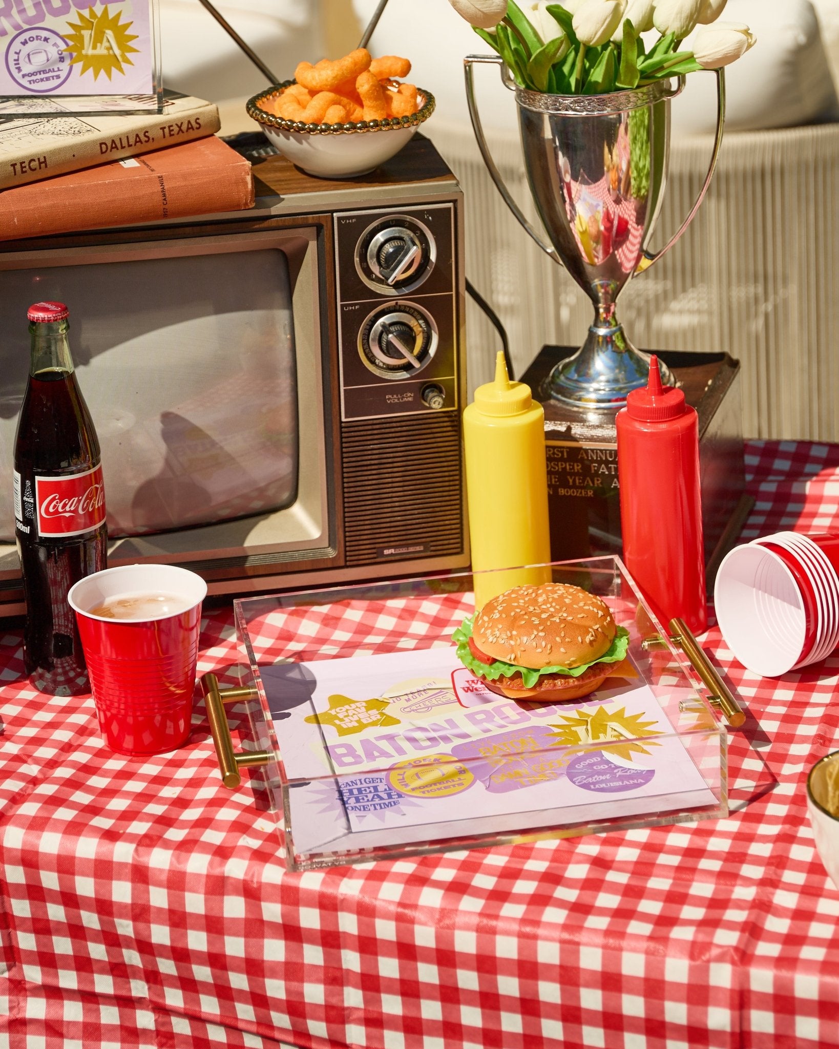 Baton Rouge Large Tray | Tailgate Collection - Tart By Taylor