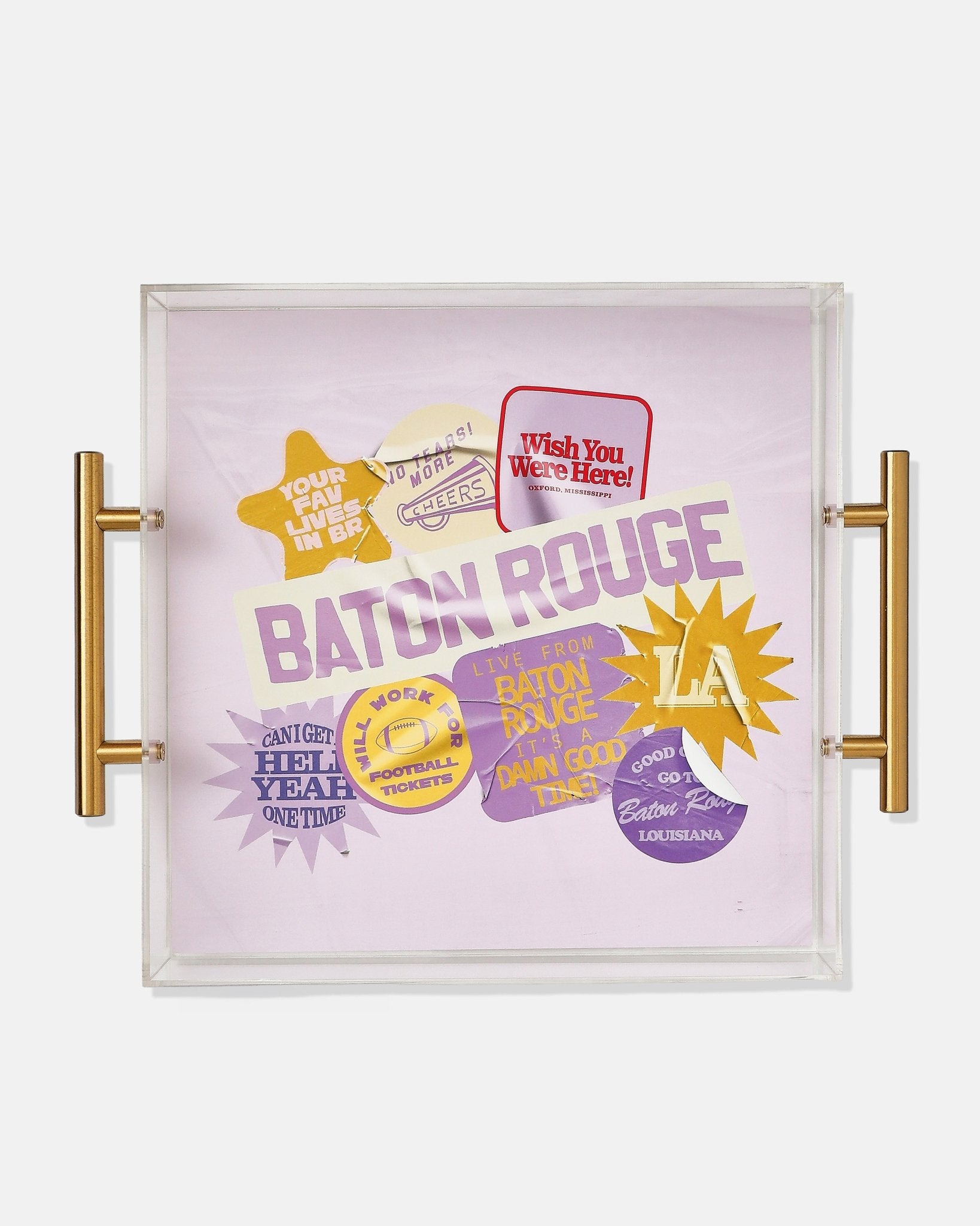 Baton Rouge Large Tray | Tailgate Collection - Tart By Taylor