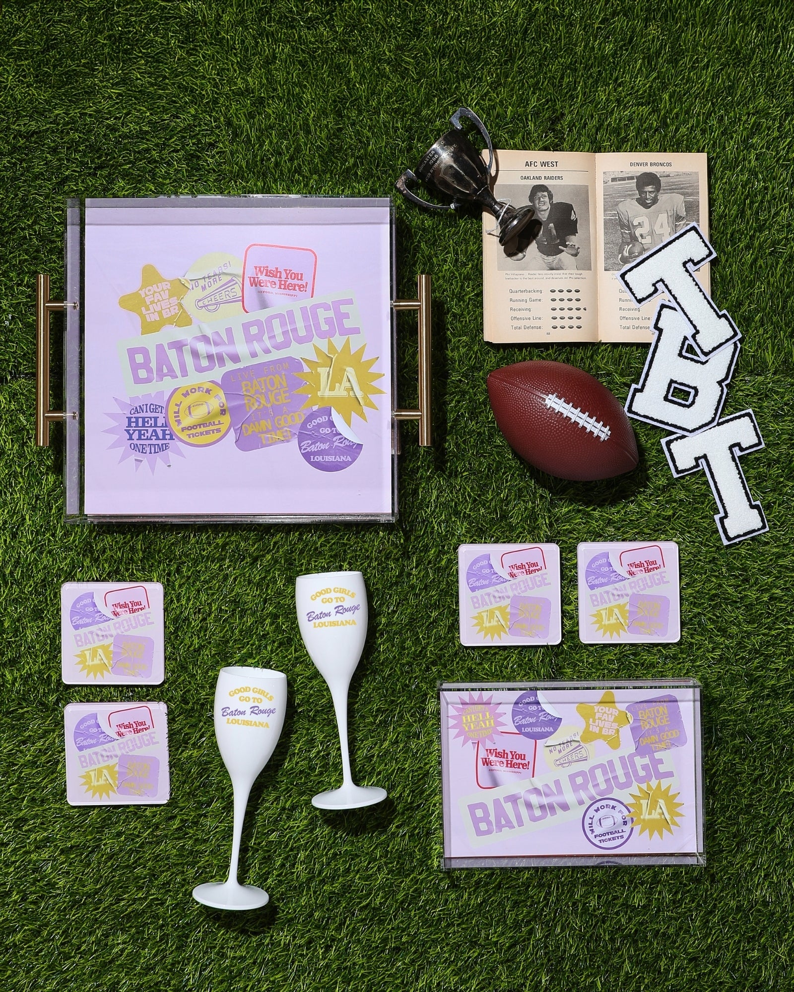 Baton Rouge Large Tray | Tailgate Collection - Tart By Taylor