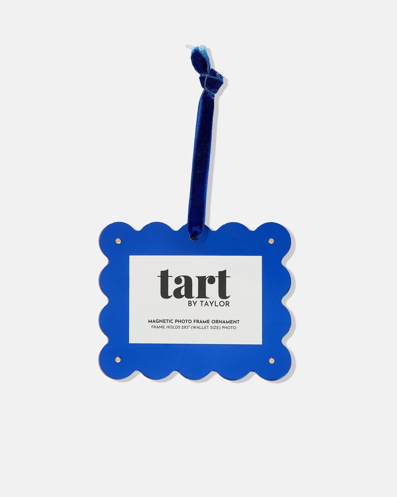 Blue Chrome Frame Ornament - Tart By Taylor