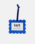 Blue Chrome Frame Ornament