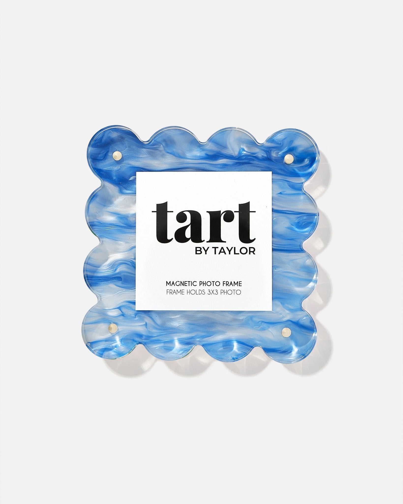 Blue Marbled Mini Acrylic Picture Frame - Tart By Taylor