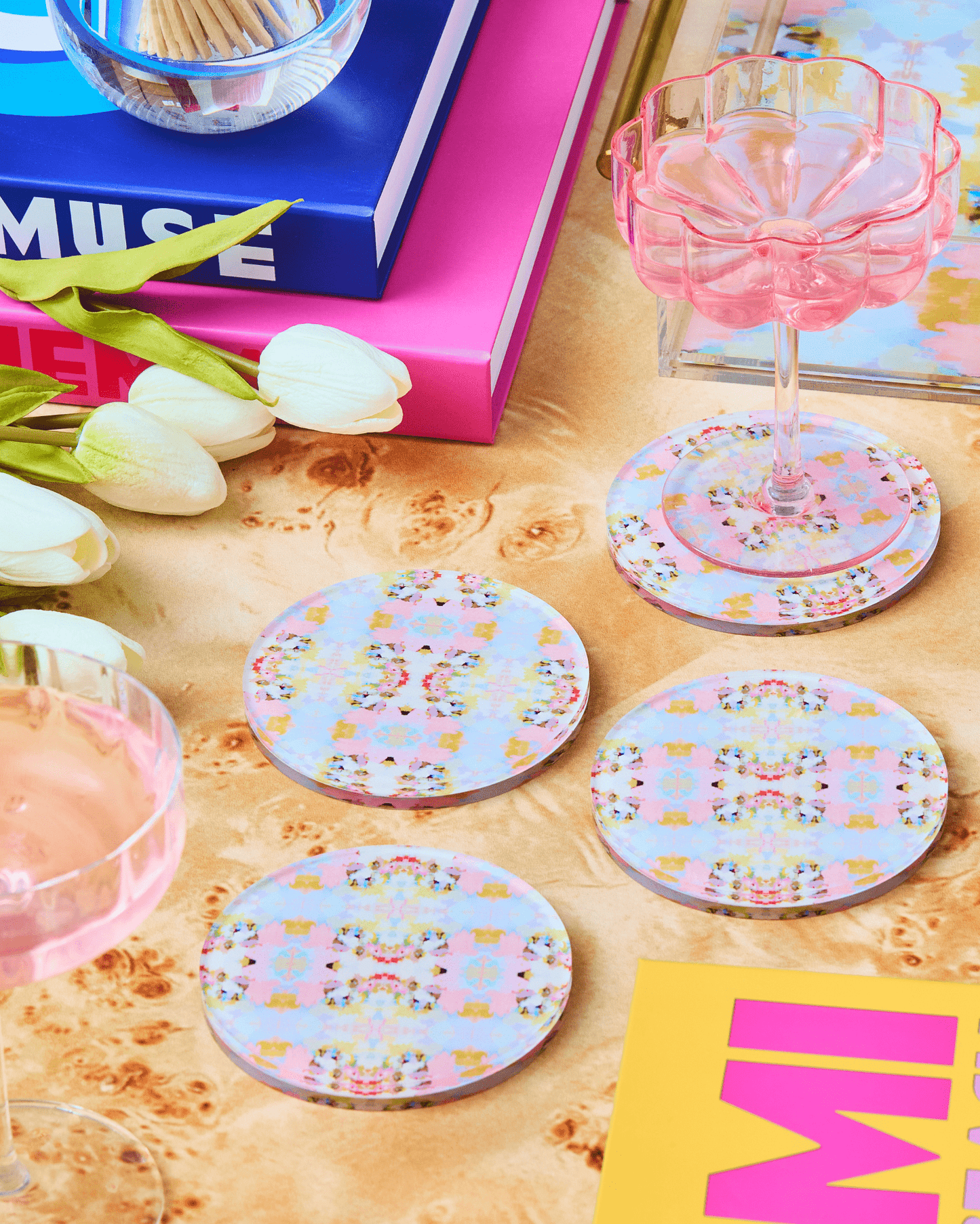 Brooks Avenue Pink | Laura Park x Tart Coasters - Tart By Taylor