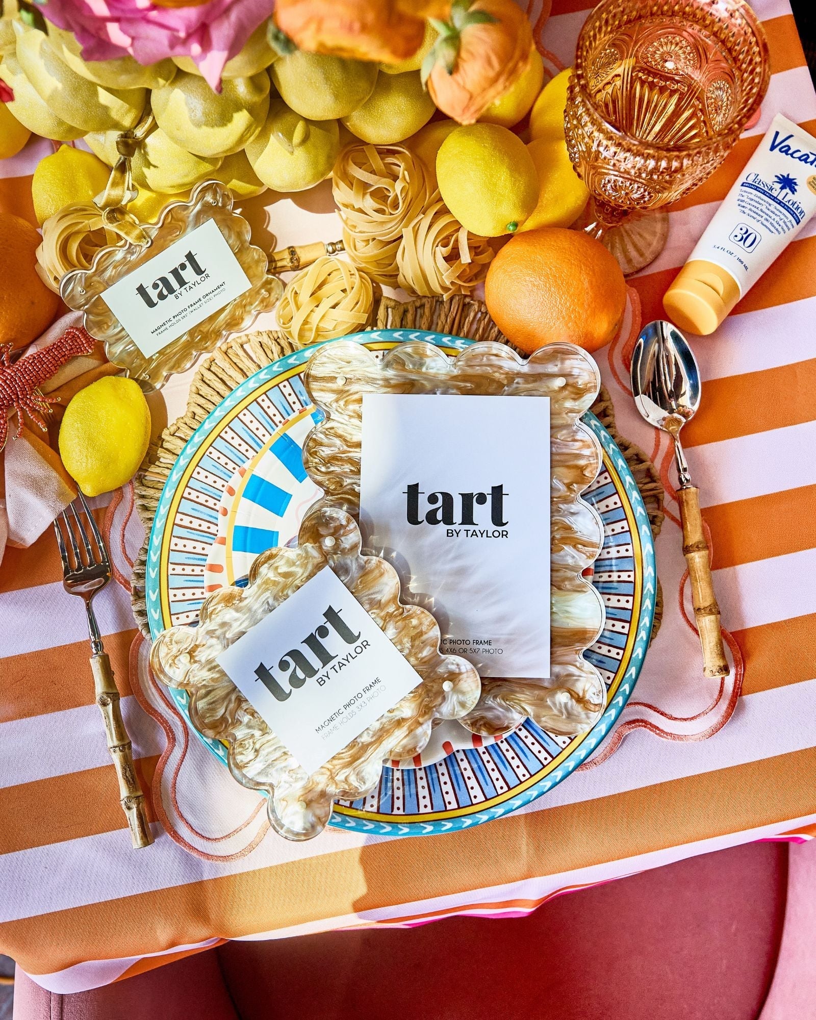 Brown Marbled Acrylic Picture Frame - Tart By Taylor