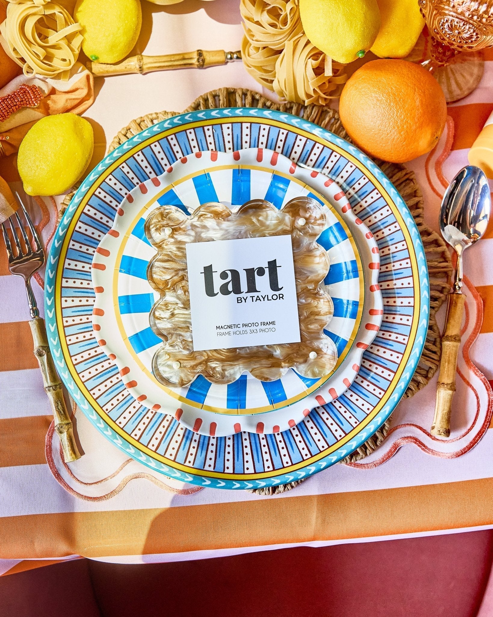 Brown Marbled Mini Acrylic Picture Frame - Tart By Taylor