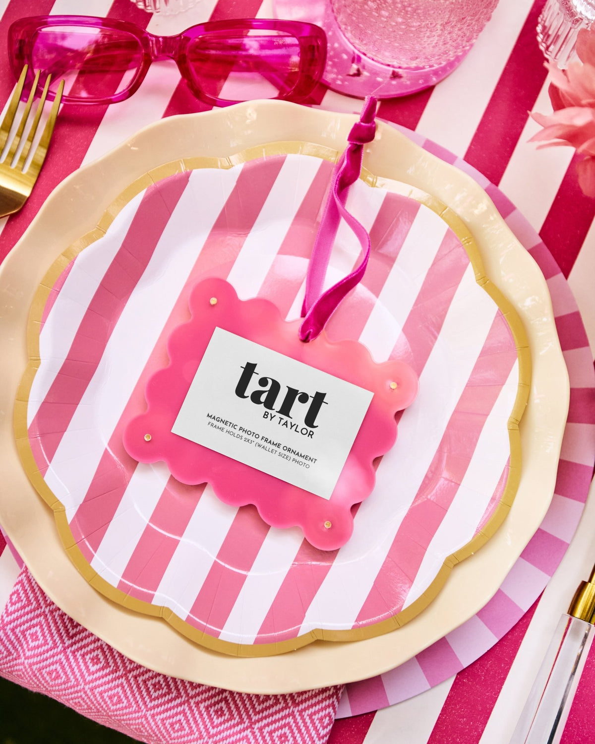 Bubblegum Frame Ornament - Tart By Taylor