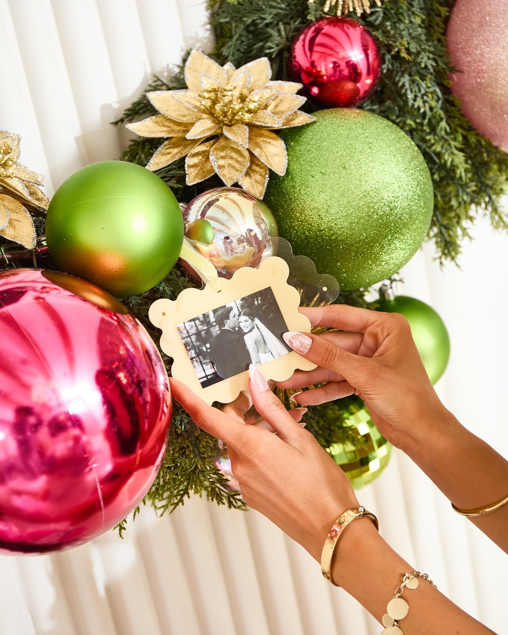 Butter Yellow Frame Ornament - Thumbnail 2