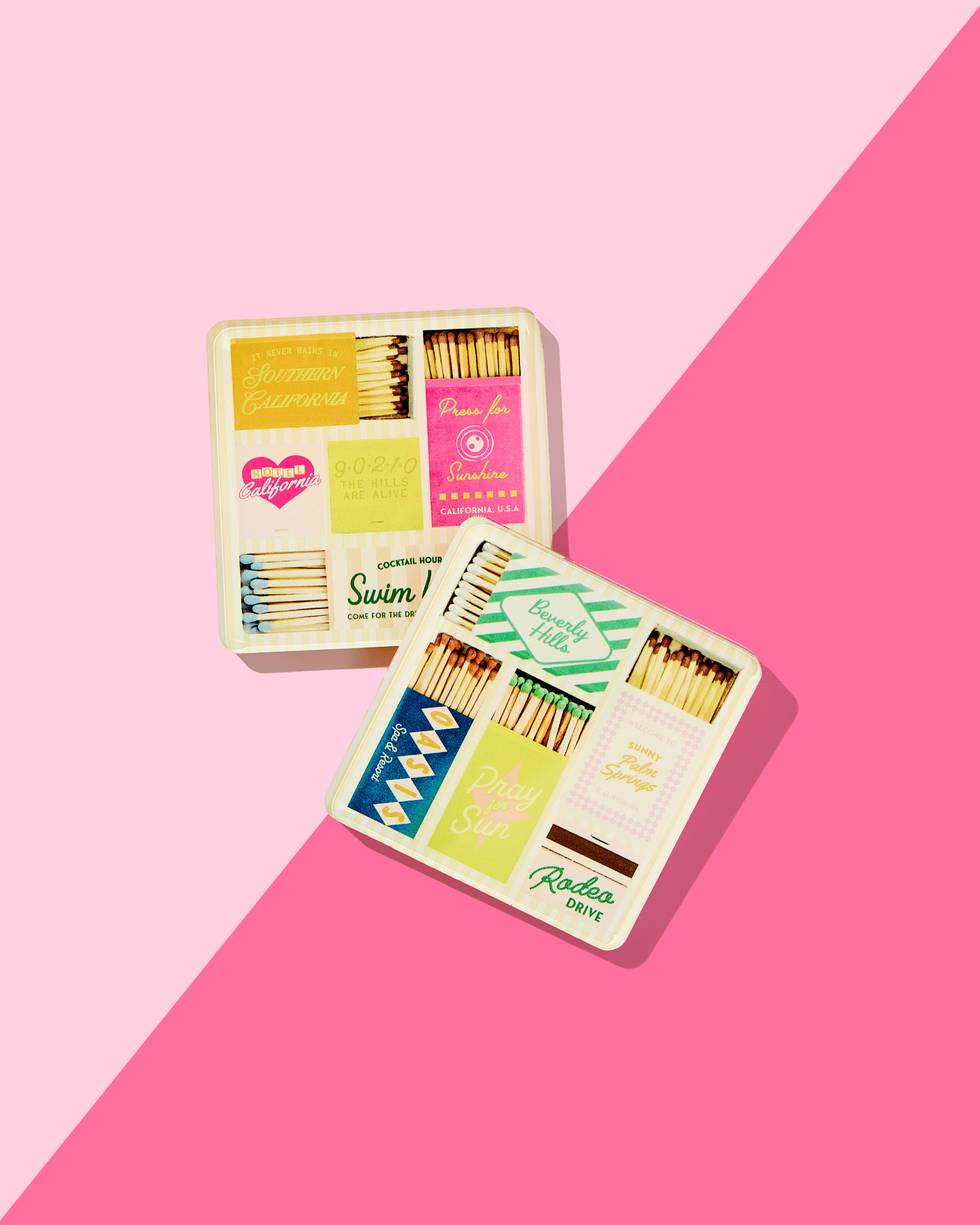 California Matchbook Coasters - Tart By Taylor