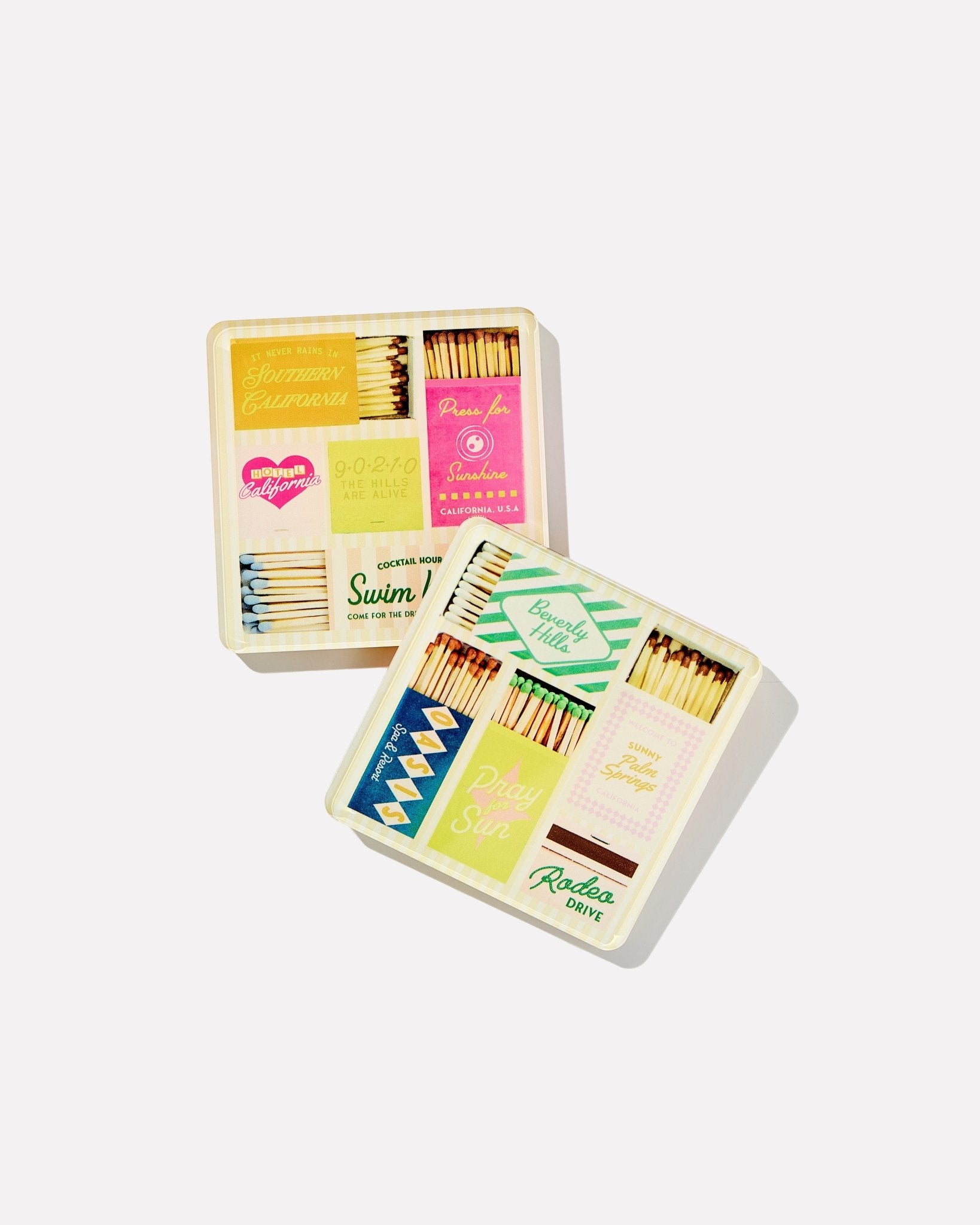 California Matchbook Coasters - Tart By Taylor