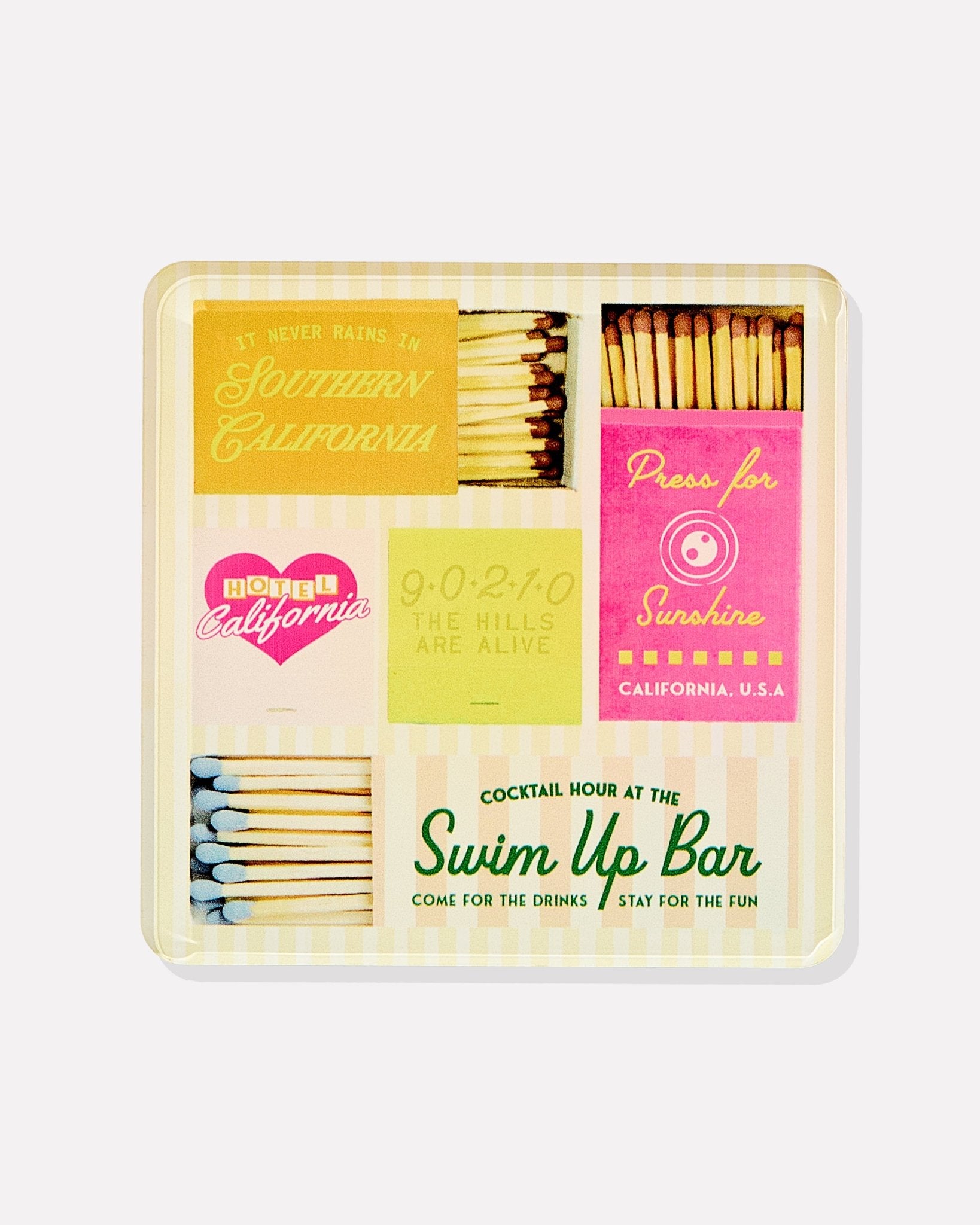 California Matchbook Coasters - Tart By Taylor