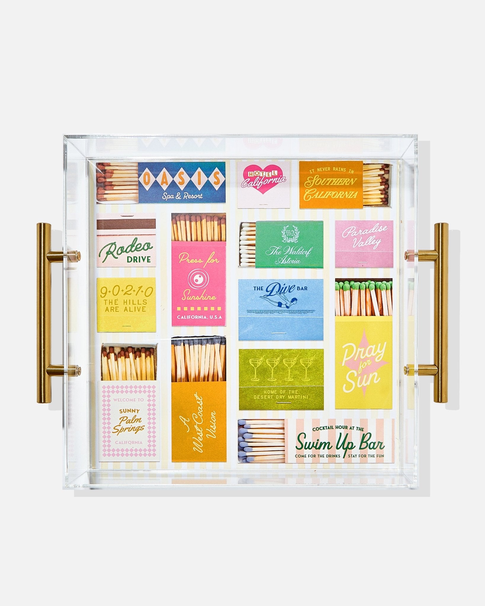 California Matchbook Large Tray - Tart By Taylor