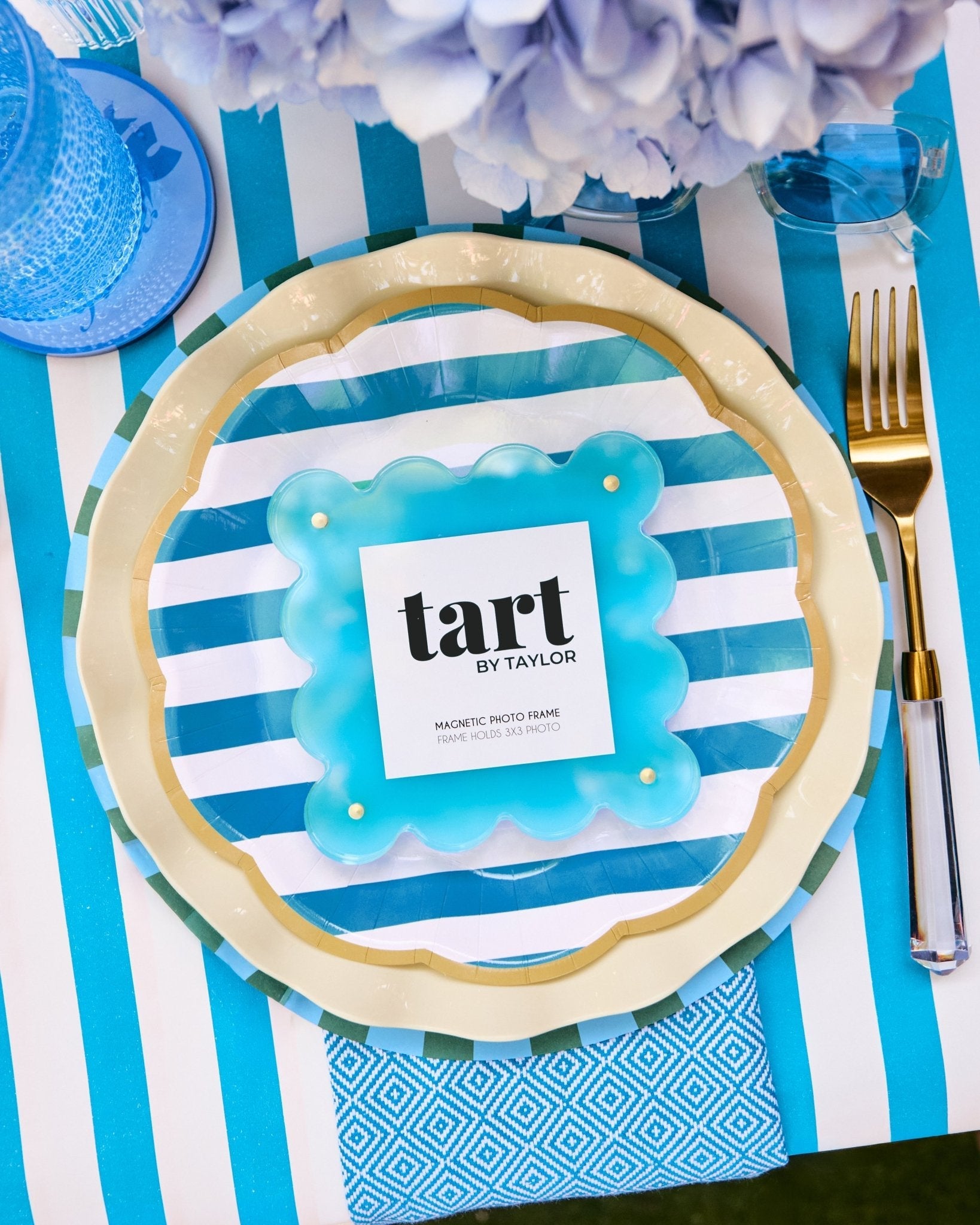 Capri Blue Mini Acrylic Picture Frame - Tart By Taylor Wholesale - MINIFRAME-CAPRIBLUE