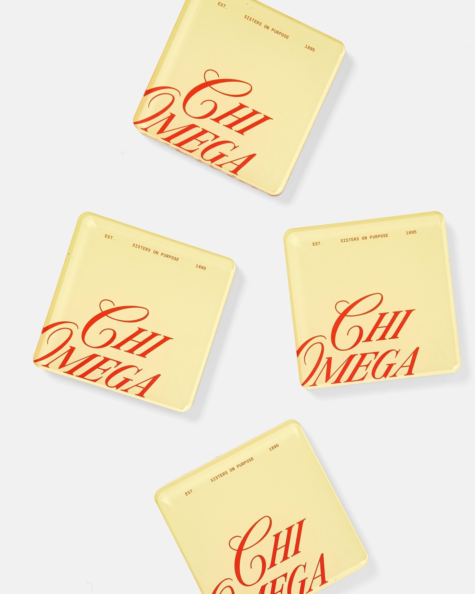Chi Omega Coasters - Tart By Taylor