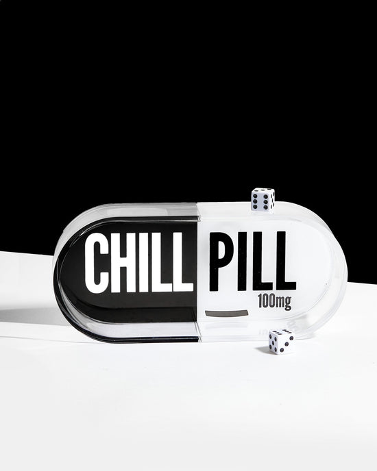 Chill Pill Trinket Tray | Black & White - Tart By Taylor