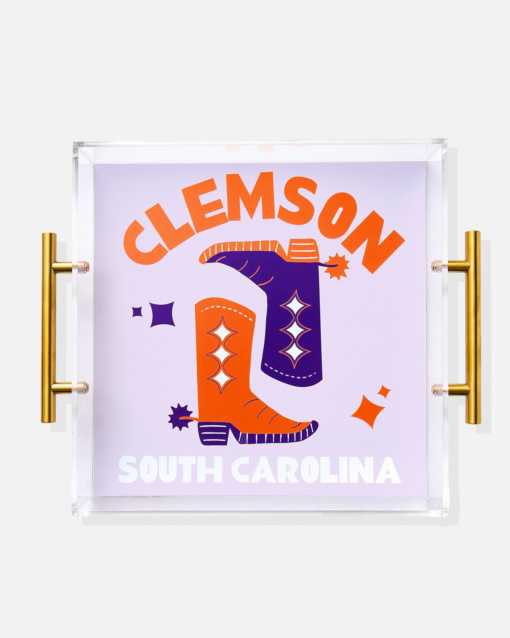 Clemson Large Tray - Tart By Taylor