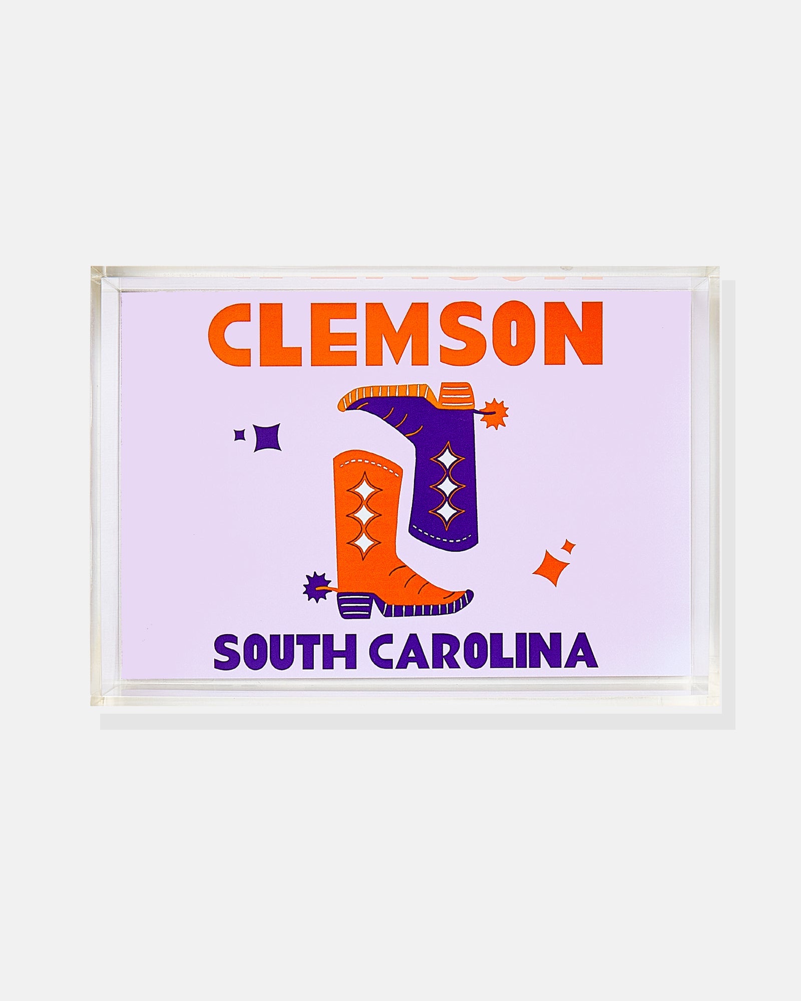 Clemson Small Tray - Tart By Taylor