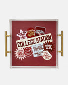 College Station Large Tray | Tailgate Collection - Tart By Taylor