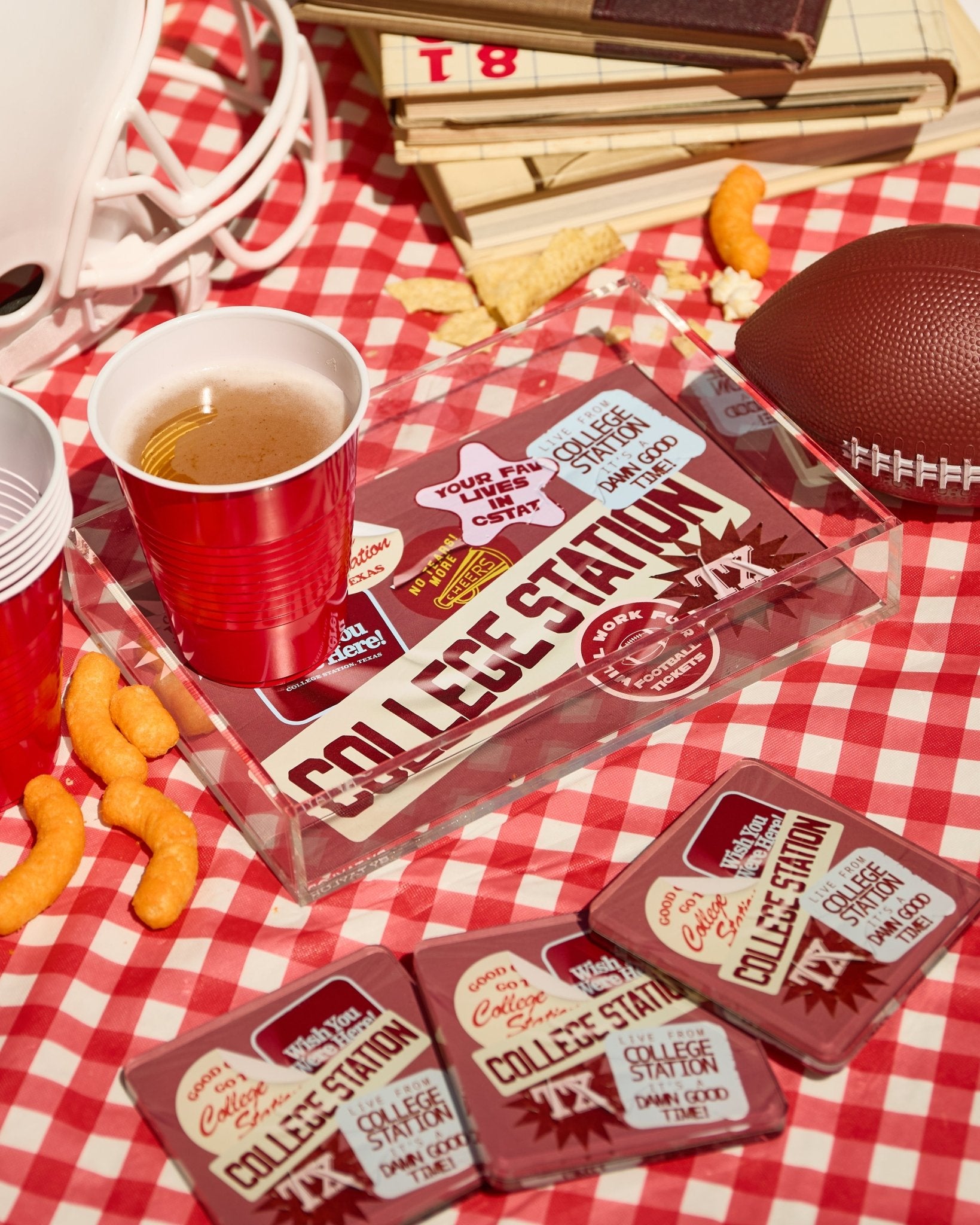 College Station Small Tray | Tailgate Collection - Tart By Taylor
