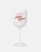 College Station Wine Glass (Set of 2) - Tart By Taylor