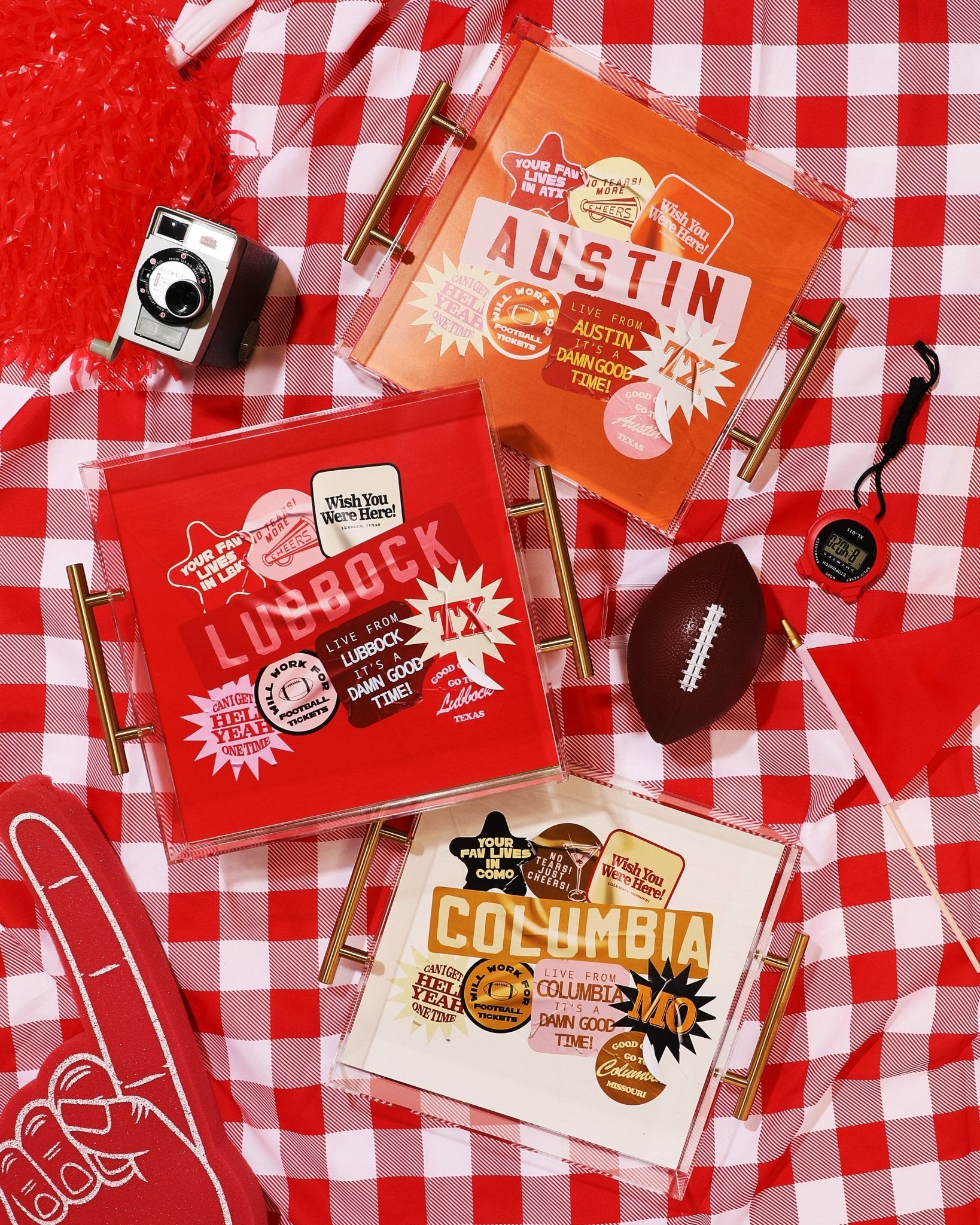 Columbia, MO Large Tray | Tailgate Collection - Tart By Taylor