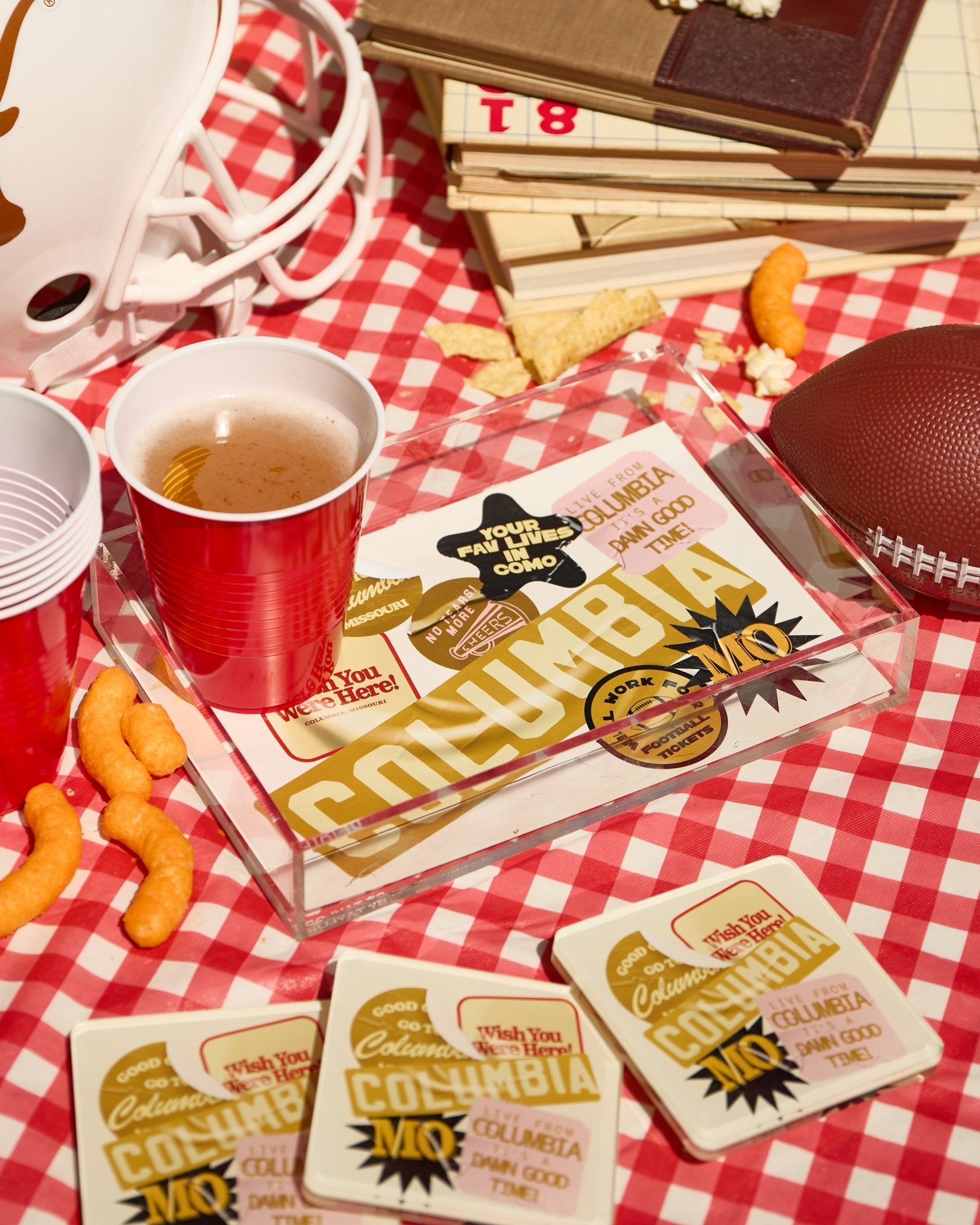 Columbia, MO Small Tray | Tailgate Collection - Tart By Taylor