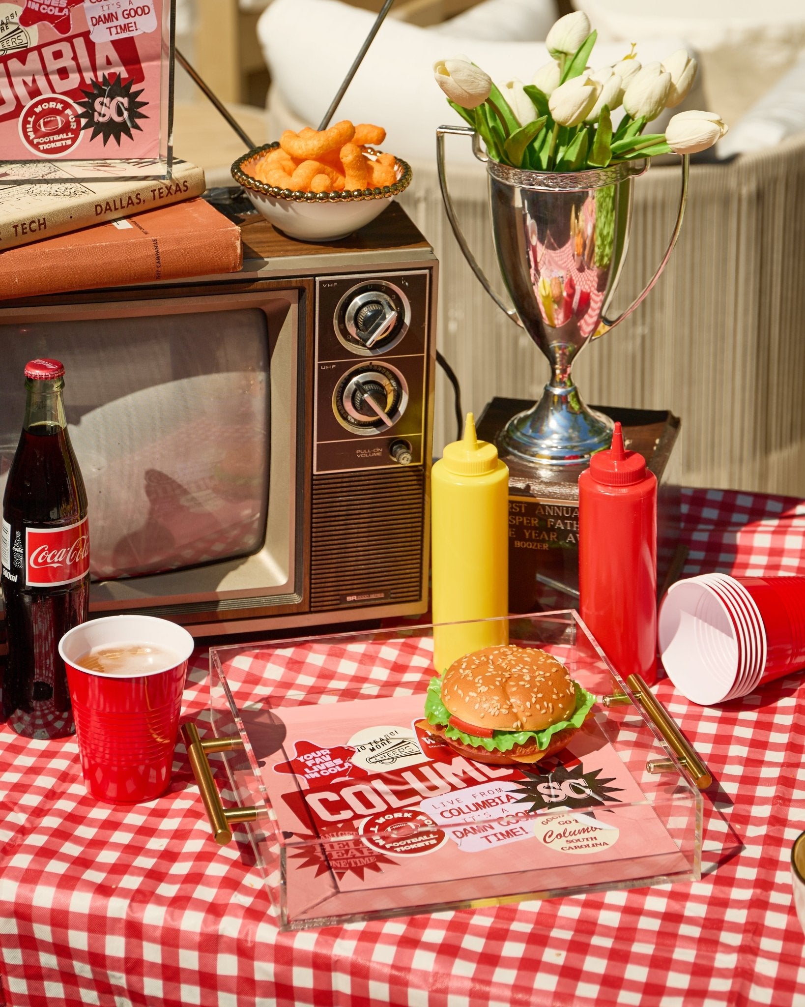 Columbia, SC Large Tray | Tailgate Collection - Tart By Taylor