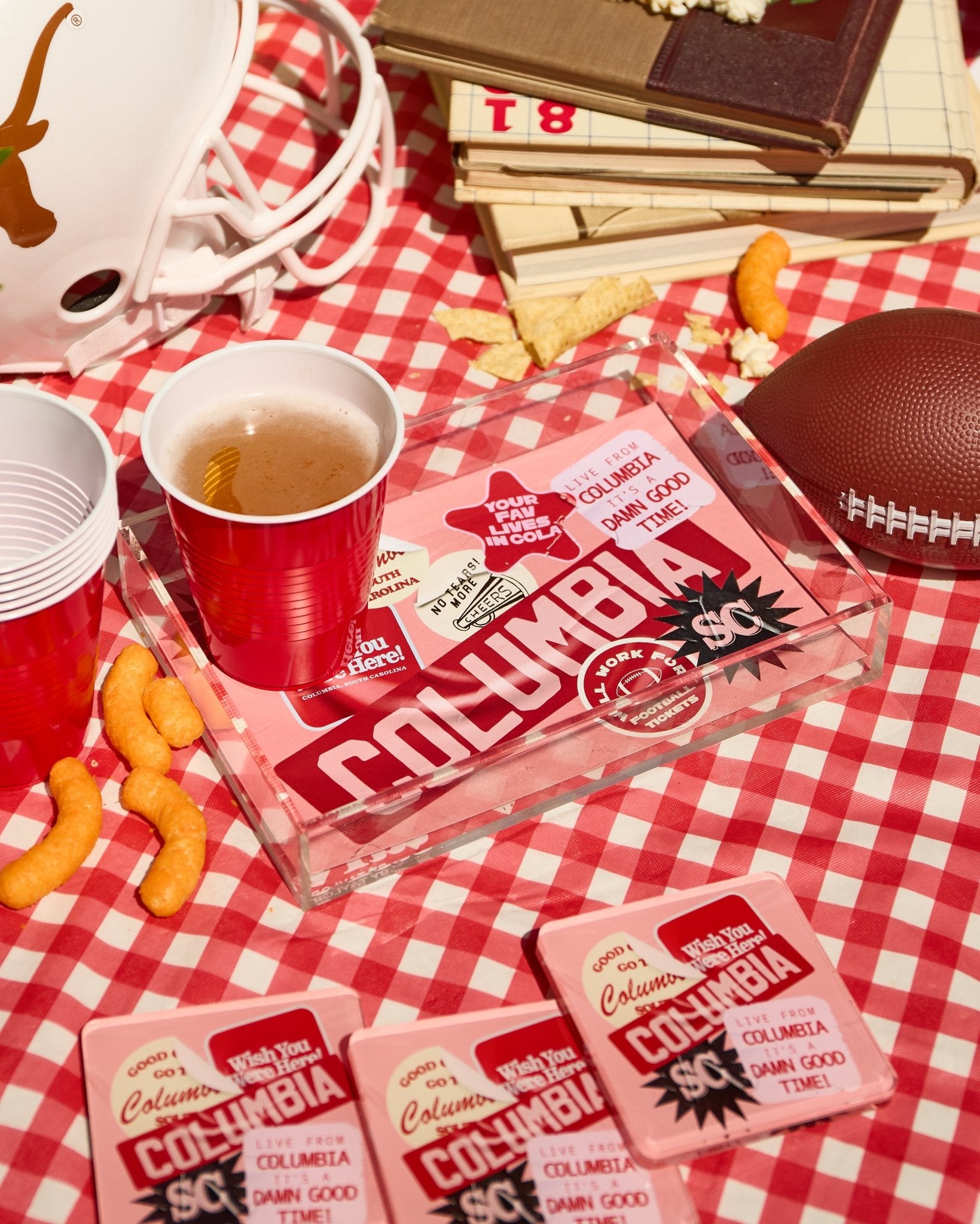 Columbia, SC Small Tray | Tailgate Collection - Tart By Taylor